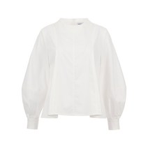 [제너럴아이디어 WOMAN] 플레어 모던 블라우스 [WHITE] / WBC1L03503