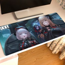 승리의 여신 Nikke 게임 승리의 여신 니케 캐릭터 굿즈 마우스패드 장패드II, 700x300mm, 3mm, AW, 1개