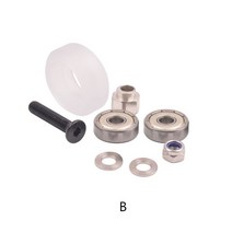 링크 CNC 3d 프린터 풀리 625ZZ 전송 모바일 휠 openbuilds 2020 알루미늄 프로파일 시브 외경 23.89mm, 06 F set