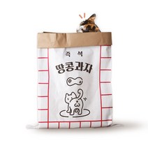 집사일기 땅콩과자 바스락 종이 숨숨집, 집사일기 땅콩과자 바스락 종이 숨숨집 1개