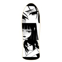 롱보드 댄스 댄싱 육지 서핑 표면 스케이트 보드, 흑인과 백인 소녀 라이트 보드