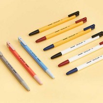 모나미 153 클립 볼펜 CLIP 0.5mm 0.7mm 1.0mm 낱개, 1.0블루