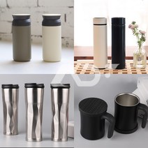 애드텍컴퍼니 텀블러 이중스텐 예쁜 물병 도매 소매 인쇄 주문제작 350ml/500ml/600ml, 카키, 05.실버스텐텀블러