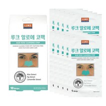 루크 알로에 노우즈 클렌징 스트립(코팩)10매입, 1개, 10매입