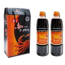 우쇼 홍게맛장 선물세트 3호B(골드900mlx2), 1세트, 1800ml