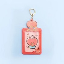 [eunoland] 사진액자 korean kawaii bt21 plush photocard holder keychain 선주문 kpop 아이돌 clear photo id 사진첩, PVC b