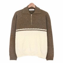 스콰즈 스콰즈 니트반집업 SBK023 3COLOR 남여공용 캐시미어 심리스 아노락 시밀러룩