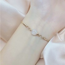 데일리 패션 기념일 여성 심플 레이어드 비즈 체인 비즈 원석 큐빅 여성 선물 행성 포인트 조절가능 프리사이즈 팔찌