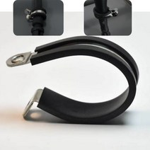 파이프 호스 튜브 고정 클램프 스텐 304 P클립 30mm