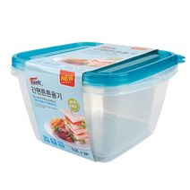 셰프웨어 TARK 정사각 간편용기 3.2LX2조 냉동밥 햇쌀밥 이유식 반찬 보관 밀폐, 2개