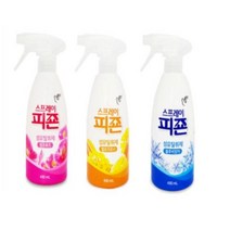정전기방지스프레이 침구스프레이 섬유탈취제 490ml, 핑크로즈