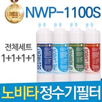노비타 NWP-1100S 고품질 정수기 필터 호환 전체세트, 선택3 - 11인치 양방향 전체세트(1+1+1+1=4개)