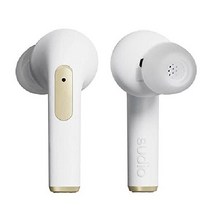 SUDIO N2 Pro 트루 와이어리스 블루투스 인이어버드(ANC 포함) -(검은색), 하얀색