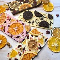 수제 바크초콜릿 만들기 재료 커버춰 건조과일 초콜릿 발렌타인데이 DIY 키트 재료, 다크초콜릿+화이트초콜릿