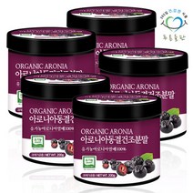 [푸른들판] 유기농 동결건조 아로니아 분말 200g 5통 가루 파우더 100프로 폴란드산, 상세 설명 참조, 옵션선택