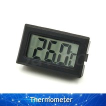 풍량계 풍속계 차압계 풍속 풍향 미니 디지털 LCD 실내 편리한 온도 센서 습도 측정기 온도계 습도계 게이지, Black no cable