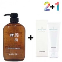 마유 무실리콘 샴푸 단백질 아르간 지성 머릿결 30대, 마유샴푸 2개_메모토아이앰플 1개