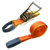 베스트 앤서 하체 고정 고정 벨트 래싱 벨트 타이 다운 와카 파단 하중 2000kg 벨트 폭 50mm 고정측 0.5m 권측 8m 래칫 벨트 I후크 로프 훅 대응 와카 아이 타입