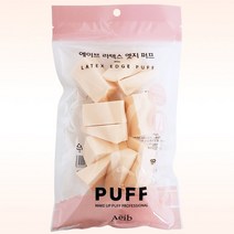 Aeib 라텍스 엣지 퍼프 18P(2243) 웨지 스펀지 화장, 20개
