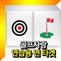 면타겟(소형) 골프타겟 골프연습용타겟 골프과녁타겟 골프깃발타겟 골프망_0114EA, 원형