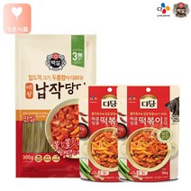 (상온) 백설 대왕 납작당면 300gx1개+떡볶이150gx2개, 1세트