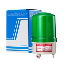 야외 방수 12V 24V 110V 220V 4 색 회전 깜박이 빛 보안 알람 스트로브 신호 경고 소리와 LED 램프, 11 Color Voltage Mark