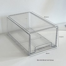 MOSAIRATION 저장 상자 빛 고급 투명 아크릴 서랍 화장품 저장 방진 대용량 데스크탑 저장, 초대형 투명 1 독립 상자, 하나