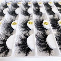 메이크업박스 화장품 파우치 브러쉬 매쉬 핸드폰 방수 쌍 속눈썹 도매 25mm 극적인 푹신한 화이트 상자 대량 메이크업 5D, 없음, 4.50pairs Mixed