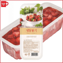 대상 복음자리 가당딸기 1kg /대상 가당딸기/대상 냉동딸기/복음자리 냉동딸기/냉동딸기/딸기/딸기주스