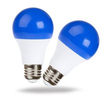 두영 LED 벌브 전구 8W 청색, 2개입