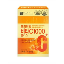 종근당 비타민C 프리미엄 비타C 1000 플러스 고함량 식약처인증 건강기능식품 피로회복, 6박스, 비타민씨 100정