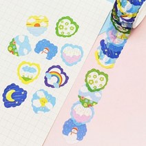 날씨 스티커 100P 문구 라벨스티커 메모장 사무용품 라벨지 전단지제작 무인점포 스티커인쇄 라벨프린터