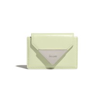 CRINKLE TRIANGLE ACCORDION POCKET PLUS - SAGE MINT