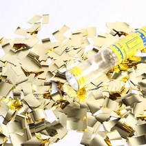 (주)파티해 파티 컨페티폭죽 (30CM), 골드