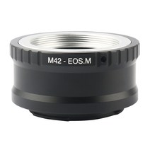 M42-EOS M 렌즈 마운트 어댑터 링 수동 초점 M42 캐논 호환 EOS, 한개옵션0