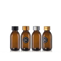 유리병 더치병 (투명)커피100ml투명(A) 28파이, 스탬빙실버, 1개, 1개