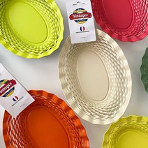 프렌치 컬러 브레드 바스켓 빵 간식 바구니 (11 color), 스카이블루
