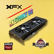 그래픽 카드 비디오 사용 XFX AMD Radeon RX 5500XT 8G 5600XT 6G 5700 RX5700XT ega56 64 256Bit 7nm G 호환, 03 RX 5700XT 8G