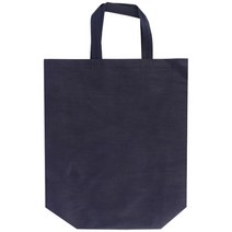 (인쇄가능)부직포가방 고급형 세로타입(가로)33cm x (세로)38cm x (폭)9cm, 네이비