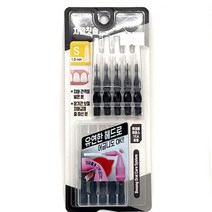 보성 투인원 치간 칫솔 I자형 10개입 개별 위생캡 휴대용 케이스 포함, 5S(0.4mm), 10개