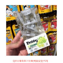 미루시노 DOBBY 망고맛 코코넛맛 복숭아 맛 과일맛 젤리 마시멜로 5개 WDG 381, F모델