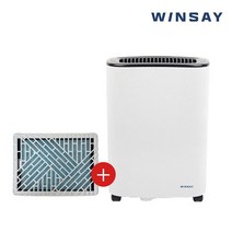 윈세이 방하나 제습기+헤파필터 공기청정제습기 W10L, 모던화이트(흰색) + 헤파필터