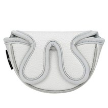 131908 빅 치아 골프 헤드 커버 센터 샤프트 퍼터 미니 클럽 프로텍터 마그네틱 클로저, 하얀색