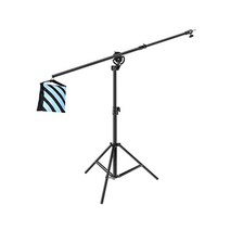 Neewer 2-in-1 사진 조명 스탠드 알루미늄 합금 3m(10피트) 튼튼한 삼각대 스탠드 1 2m(4피트) 붐 암 및 빈 샌드백 포함 비디오 조명 스트로브 반사판 스튜디오 비