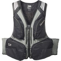 일본 다이와 구명조끼 서핑 낚시 DAIWA 아웃도어 선상 민물 갯바위 DF-3623, 그레이 색상