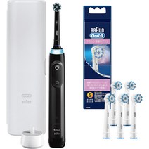 브라운 오랄비 D7005135XBK 전기칫솔 전동칫솔, 3.잇몸관리 추가 + 5모드/블랙