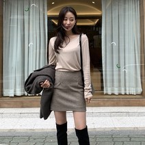 린다샵 일시아 여리 U넥티셔츠-T5480K0A