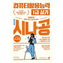 2023 시나공 총정리 컴퓨터활용능력 컴활 1급 실기 (8절) 교재 문제집 자격증 책, 길벗