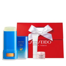 시세이도 /선물포장11 파란자차 선스틱 세트