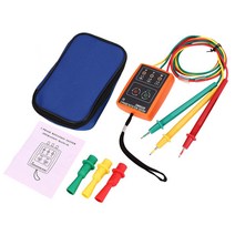SM852B 3 상 회전 테스터 디지털 위상 표시기 감지기 LED 부저 시퀀스 미터 전압 60V ~ 600V AC, 스페인